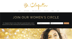 Desktop Screenshot of drcleopatra.com